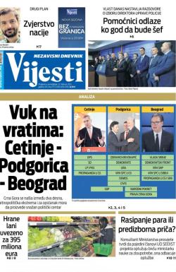 Vijesti - broj 8217, 22. feb 2021.