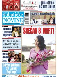 Nove Subotičke novine - broj 106, 8. mar 2019.