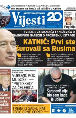 Vijesti - broj 6819, 17. mar 2017.