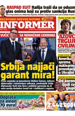 Informer - broj 3054, 6. maj 2022.