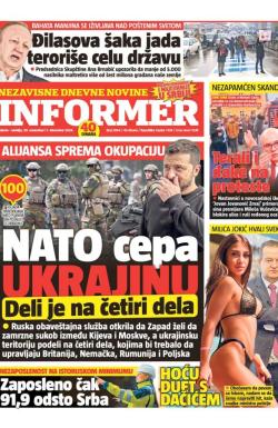 Informer - broj 3844, 30. nov 2024.