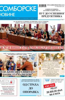 Somborske novine - broj 3678, 20. dec 2024.