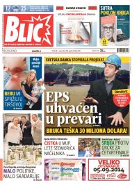 Blic - broj 6309, 5. sep 2014.