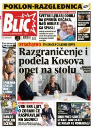 Blic - broj 7709, 2. avg 2018.