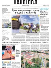 Politika - broj 39799, 17. sep 2024.