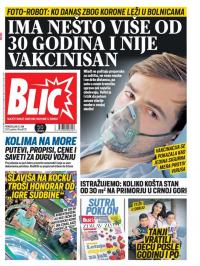 Blic - broj 8732, 21. jun 2021.