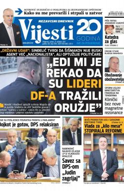 Vijesti - broj 7041, 27. okt 2017.