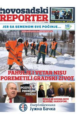 Novosadski reporter - broj 159, 1. mar 2018.