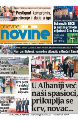 Dnevne novine - broj 2541, 28. nov 2019.