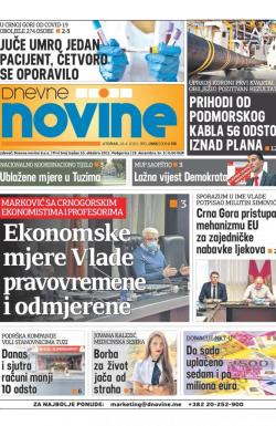 Dnevne novine - broj 2656, 14. apr 2020.