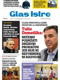 Glas Istre - broj 324, 24. nov 2020.