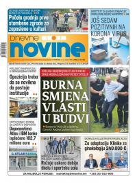 Dnevne novine - broj 2709, 18. jun 2020.