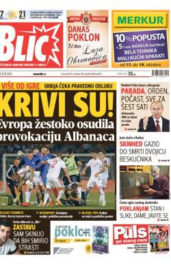 Blic - broj 6350, 16. okt 2014.