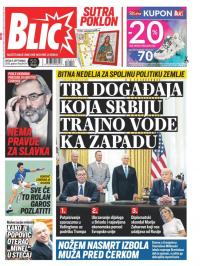 Blic - broj 8454, 9. sep 2020.