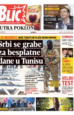 Blic - broj 6603, 3. jul 2015.