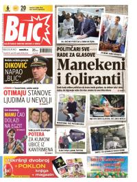 Blic - broj 6522, 10. apr 2015.