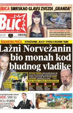 Blic - broj 6875, 4. apr 2016.