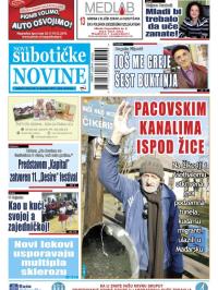 Nove Subotičke novine - broj 144, 6. dec 2019.