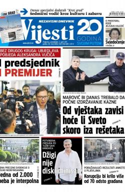 Vijesti - broj 6836, 3. apr 2017.