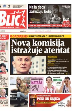 Blic - broj 6118, 23. feb 2014.