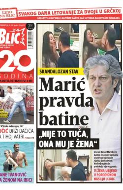 Blic - broj 6967, 7. jul 2016.