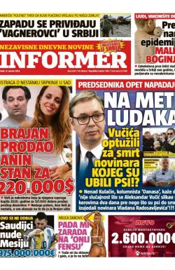 Informer - broj 3267, 13. jan 2023.