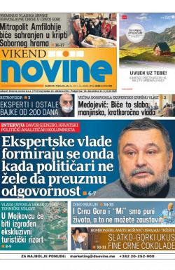 Dnevne novine - broj 2825, 31. okt 2020.