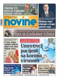 Dnevne novine - broj 2655, 13. apr 2020.