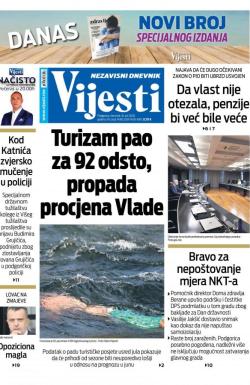 Vijesti - broj 7999, 16. jul 2020.