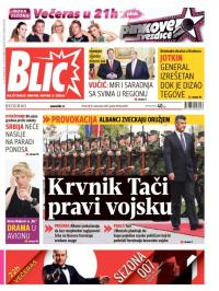 Blic - broj 6680, 18. sep 2015.