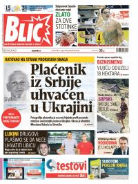 Blic - broj 6294, 21. avg 2014.