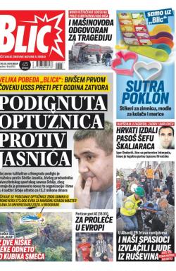 Blic - broj 8183, 28. nov 2019.