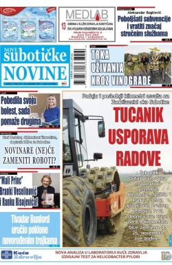 Nove Subotičke novine - broj 133, 20. sep 2019.