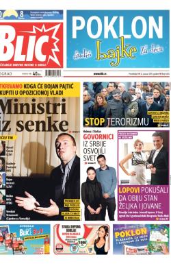 Blic - broj 6435, 12. jan 2015.