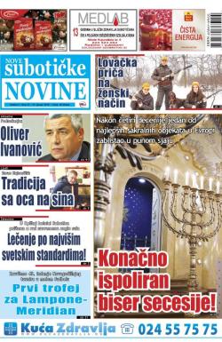 Nove Subotičke novine - broj 54, 19. jan 2018.