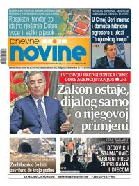 Dnevne novine - broj 2583, 20. jan 2020.