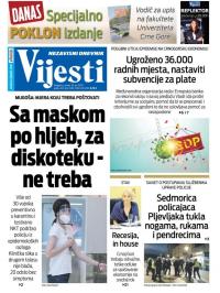 Vijesti - broj 7984, 30. jun 2020.