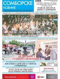 Somborske novine - broj 3496, 25. jun 2021.