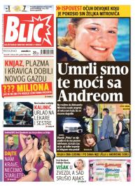 Blic - broj 6457, 3. feb 2015.