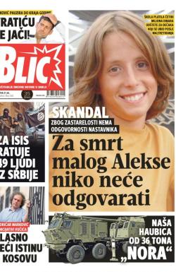 Blic - broj 7345, 27. jul 2017.