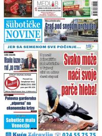 Nove Subotičke novine - broj 60, 2. mar 2018.