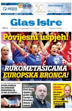 Glas Istre - broj 351, 21. dec 2020.