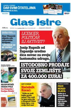 Glas Istre - broj 332, 2. dec 2020.