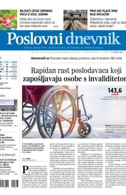 Poslovni Dnevnik - broj 4854, 6. jun 2023.