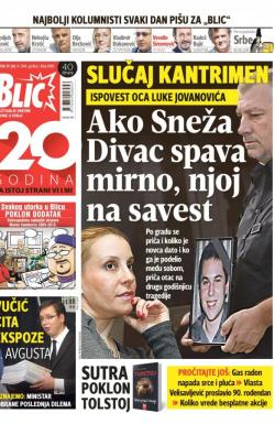 Blic - broj 6989, 29. jul 2016.