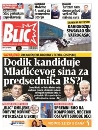 Blic - broj 7557, 28. feb 2018.