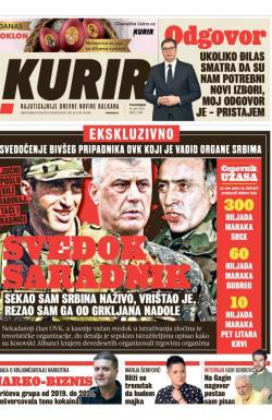 Kurir - broj 2934, 18. apr 2022.