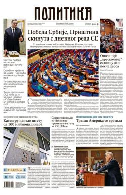 Politika - broj 39962, 6. mar 2025.