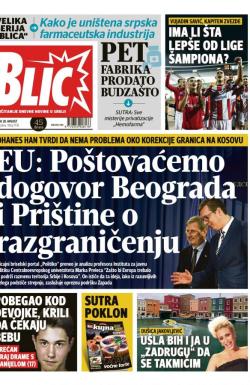 Blic - broj 7735, 28. avg 2018.