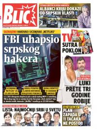 Blic - broj 7632, 17. maj 2018.